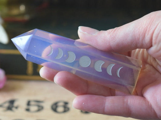 Moon Phase Tower - Purple Opalite