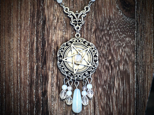 Opalite Pentagram Necklace