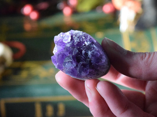 Amethyst (For Breaking Bad Habits) - Druzy Egg