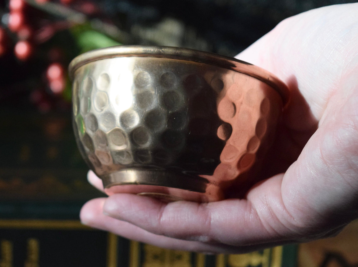 Copper Offering Bowl