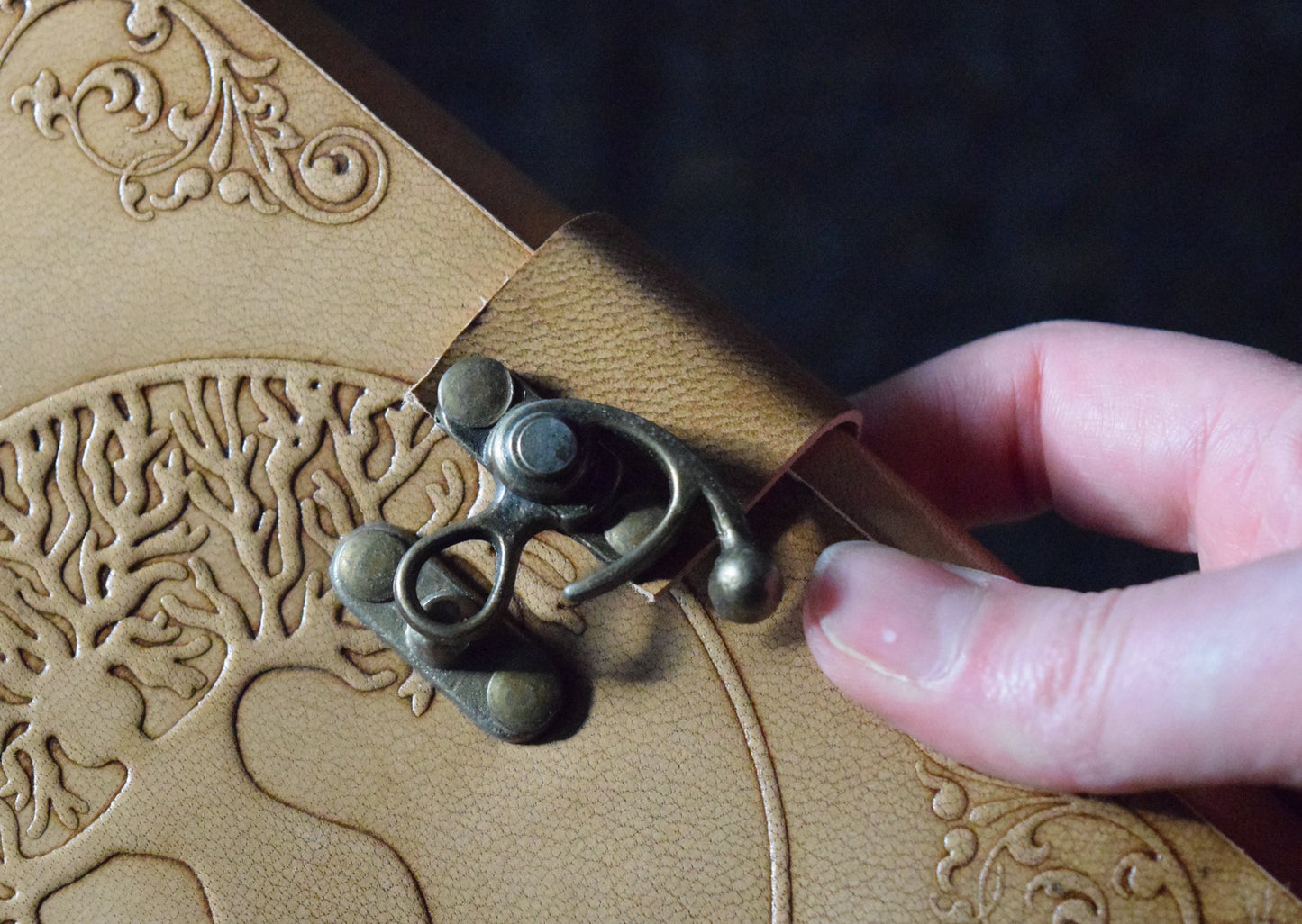 Leather Journal - Celtic Cross