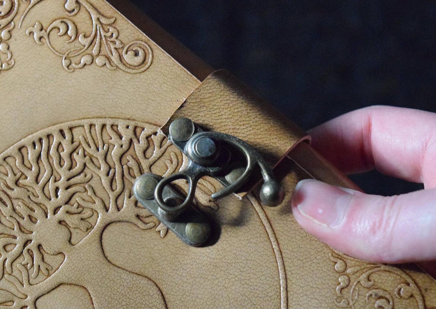 Leather Journal - Moon Phases