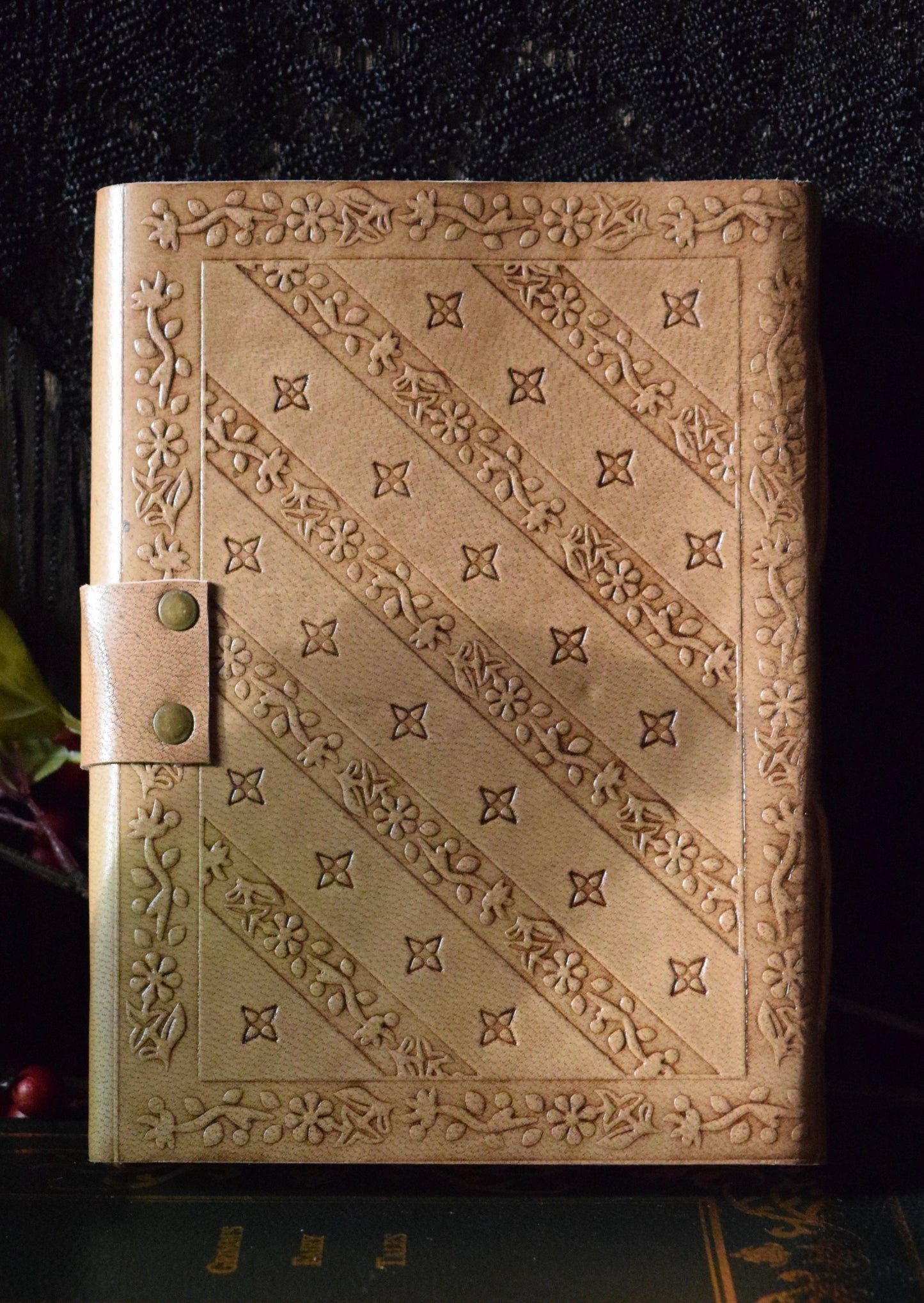 Leather Journal - Celtic Cross