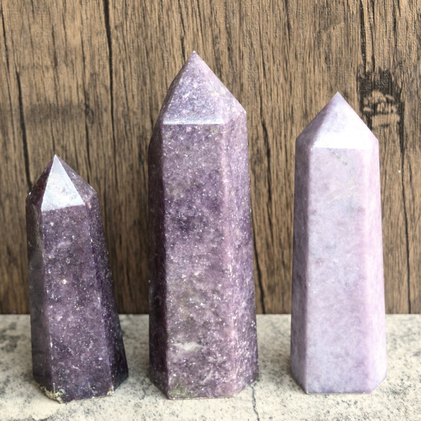 Lepidolite (For Easing Anxiety) - Tower
