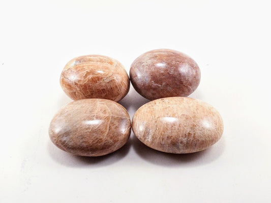 Peach Moonstone (For Feeling Nurtured) - Palm Stone