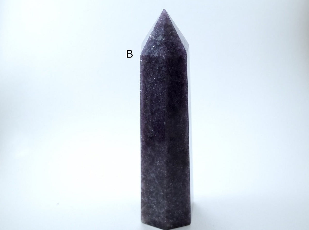 Lepidolite (For Easing Anxiety) - Tower