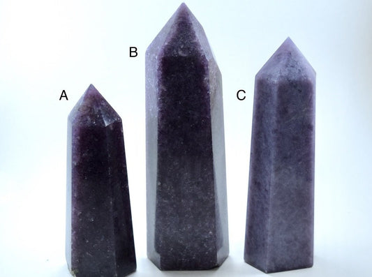 Lepidolite (For Easing Anxiety) - Tower