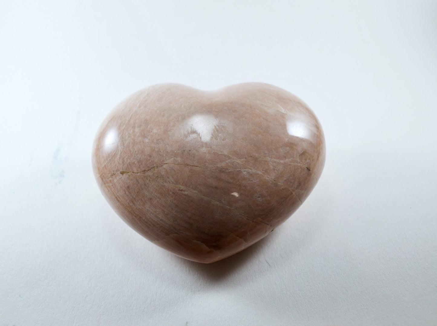 Peach Moonstone (For Feeling Nurtured) - Heart