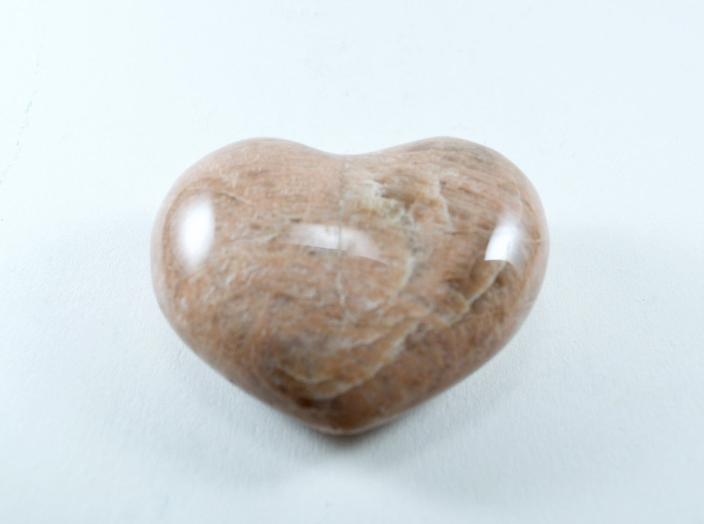 Peach Moonstone (For Feeling Nurtured) - Heart