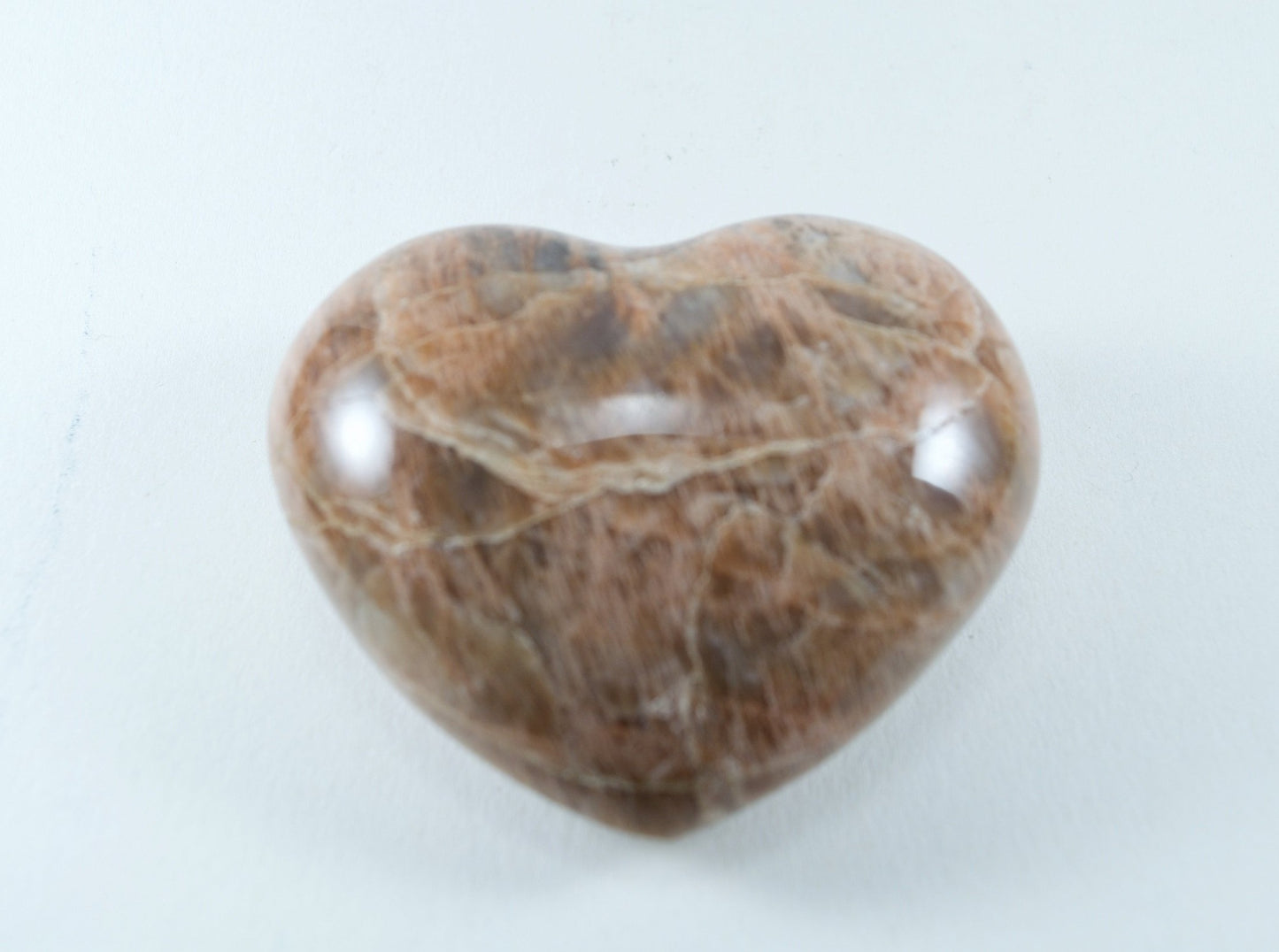Peach Moonstone (For Feeling Nurtured) - Heart