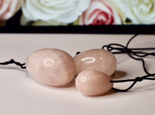 Yoni Egg Set - Rose Quartz (For Love)