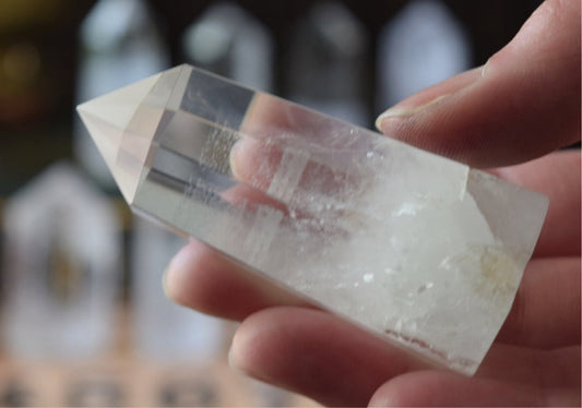 Clear Quartz (For Amplifying Intention) - Tower