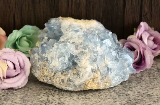 Blue Celestite (For Spiritual Strength) - Cluster