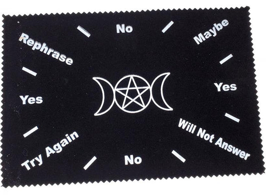 Pendulum Mat - Triple Moon w/ Pentagram
