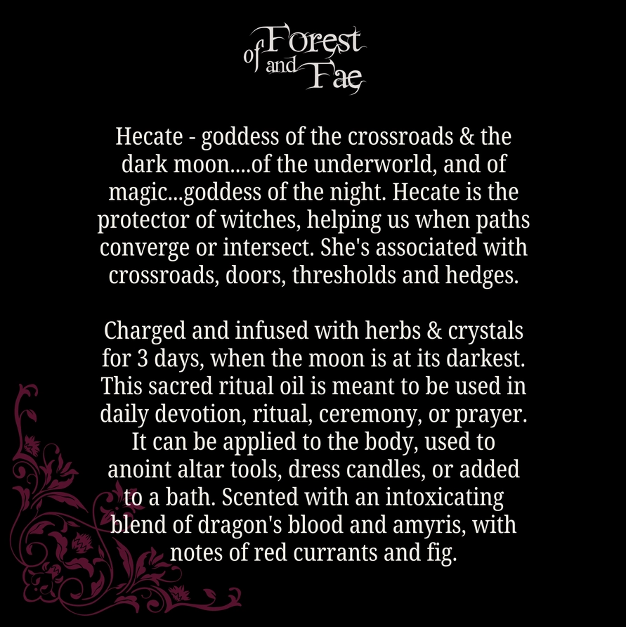 Hecate Ritual Oil