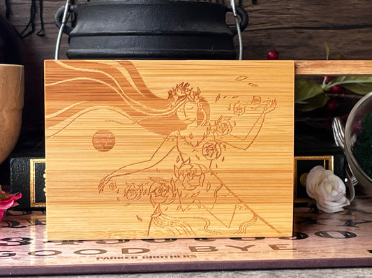 Elemental Goddess Wooden Altar/Tarot Box