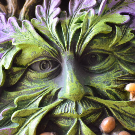 Green Man Plaque