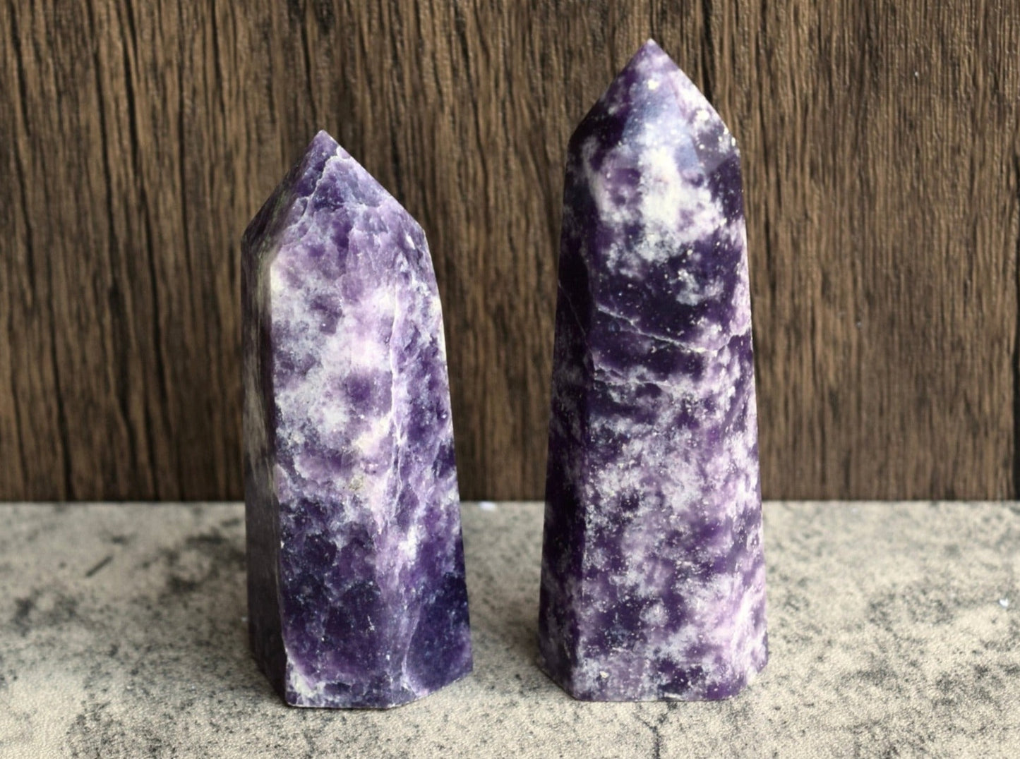 Lepidolite (For Easing Anxiety) - Tower