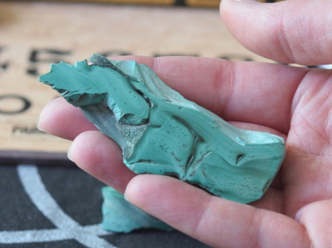 Malachite (For Change) - Polished Slice