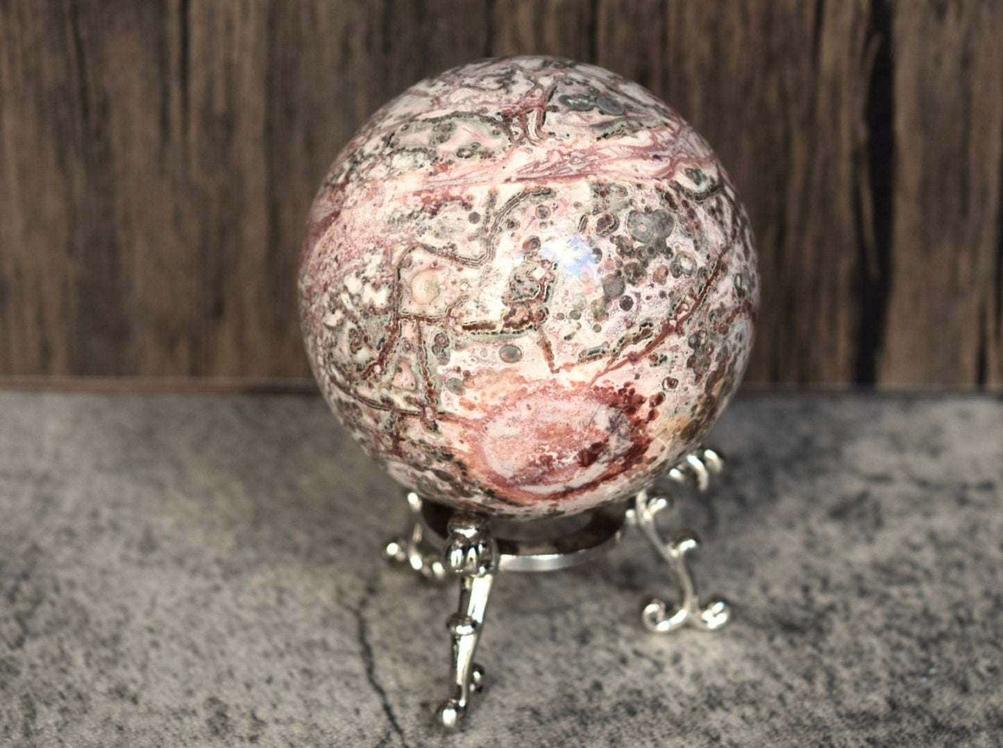 Leopard Skin Jasper (For Difficult Decisions) - Sphere