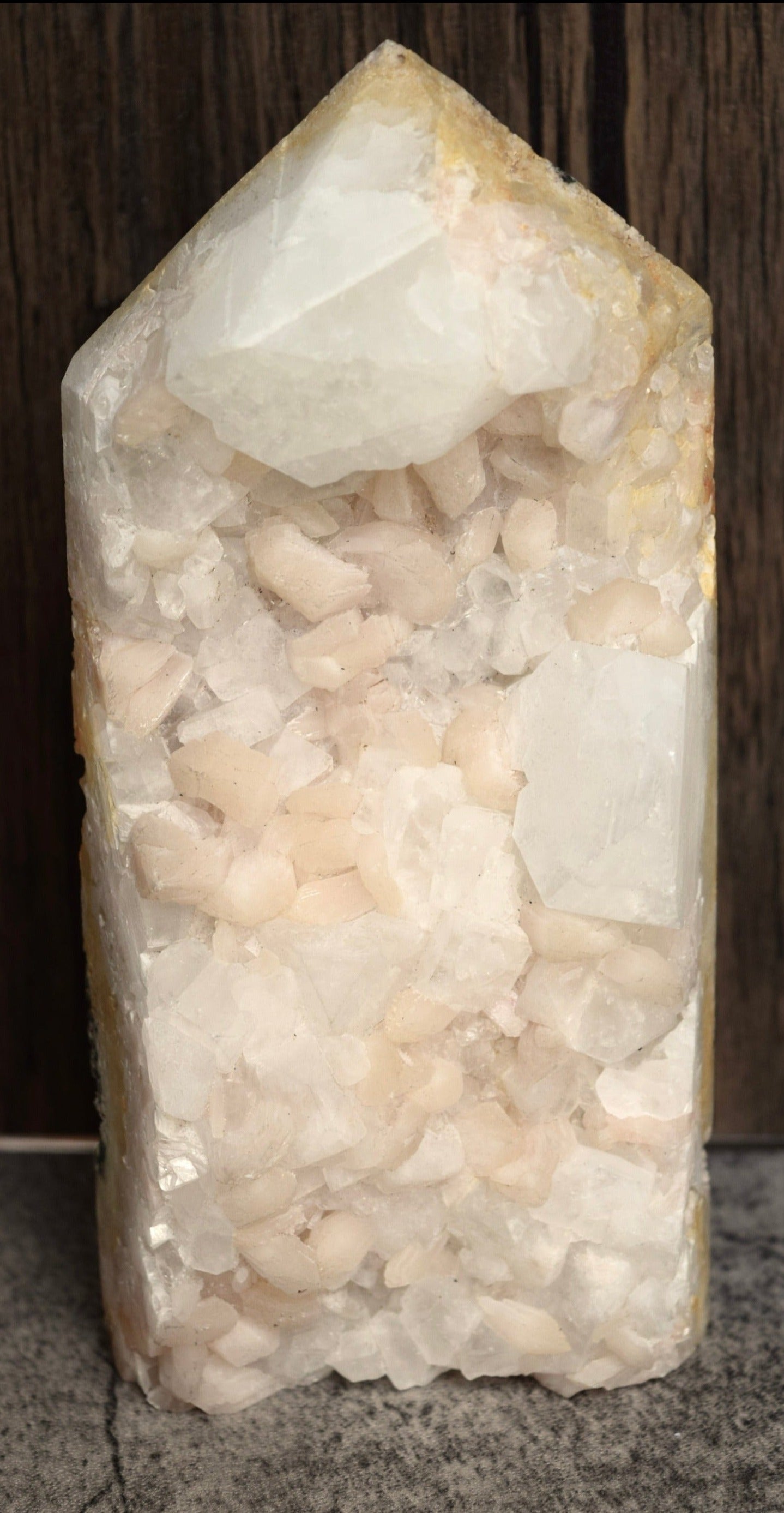 Apophyllite with Stilbite (For Self-Awareness) - Tower