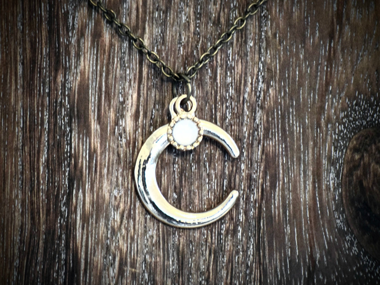 Gold Crescent Moon Necklace - Variety