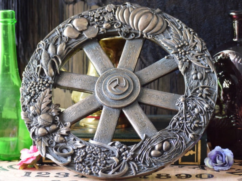 Wheel of the Year Plaque