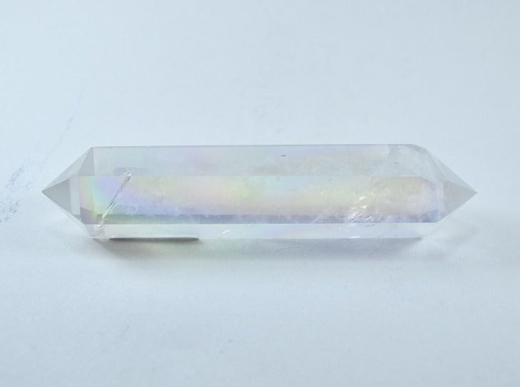 Angel Aura Quartz (For Spirit Guide Connection) - Double Terminated Point