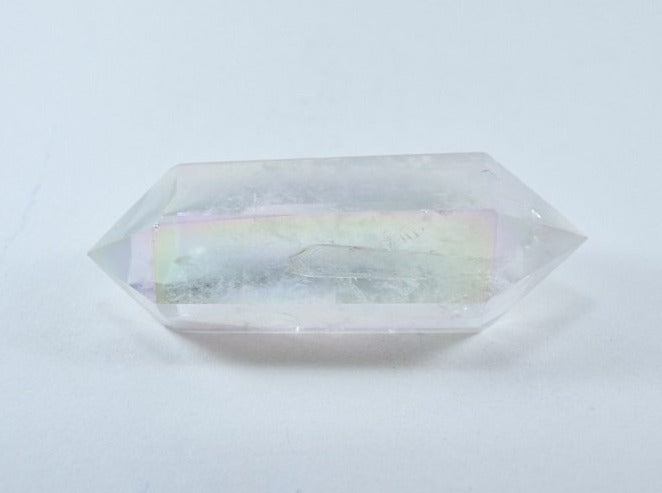 Angel Aura Quartz (For Spirit Guide Connection) - Double Terminated Point