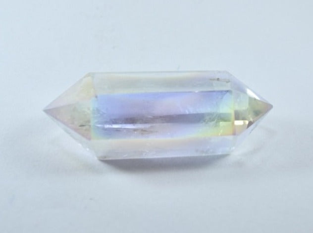 Angel Aura Quartz (For Spirit Guide Connection) - Double Terminated Point