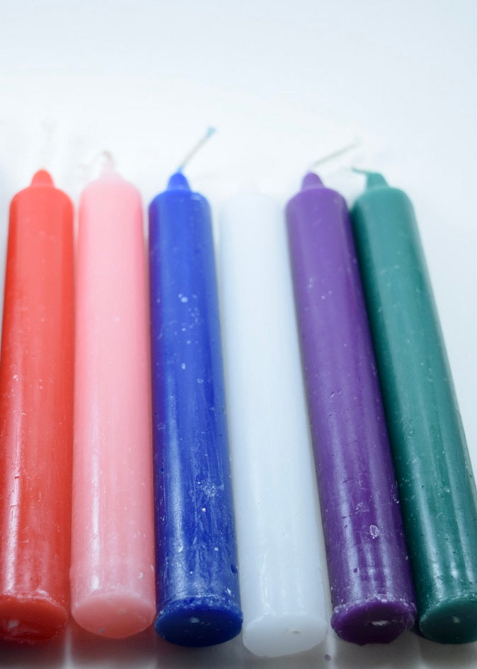 Taper Candle - 6" (Pick Your Color)