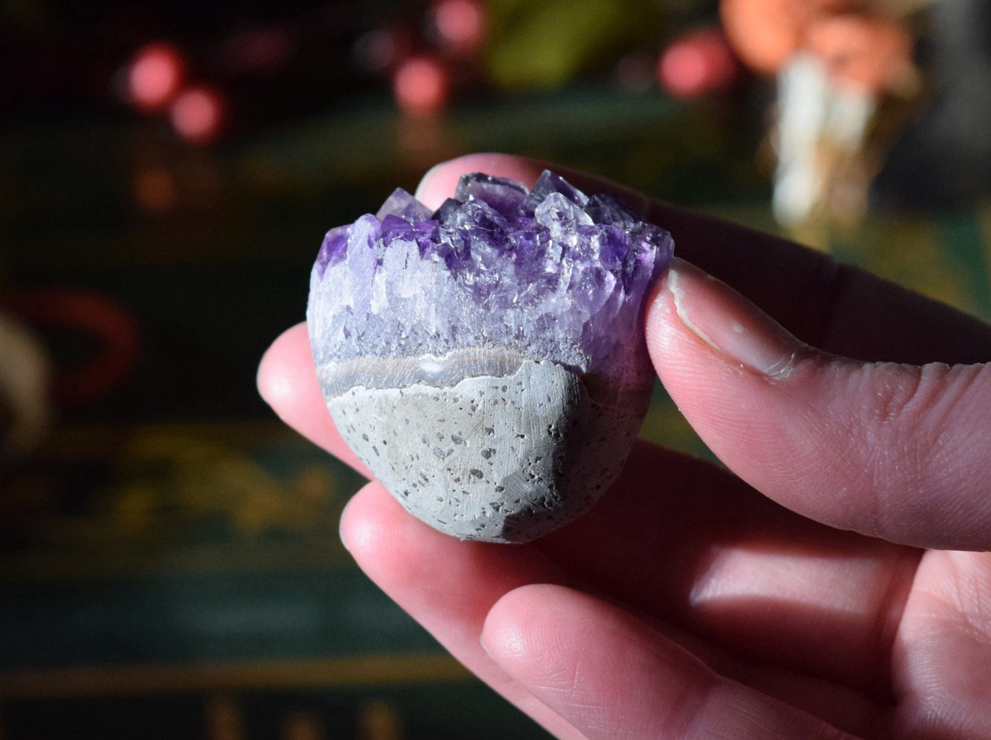 Amethyst (For Breaking Bad Habits) - Druzy Egg