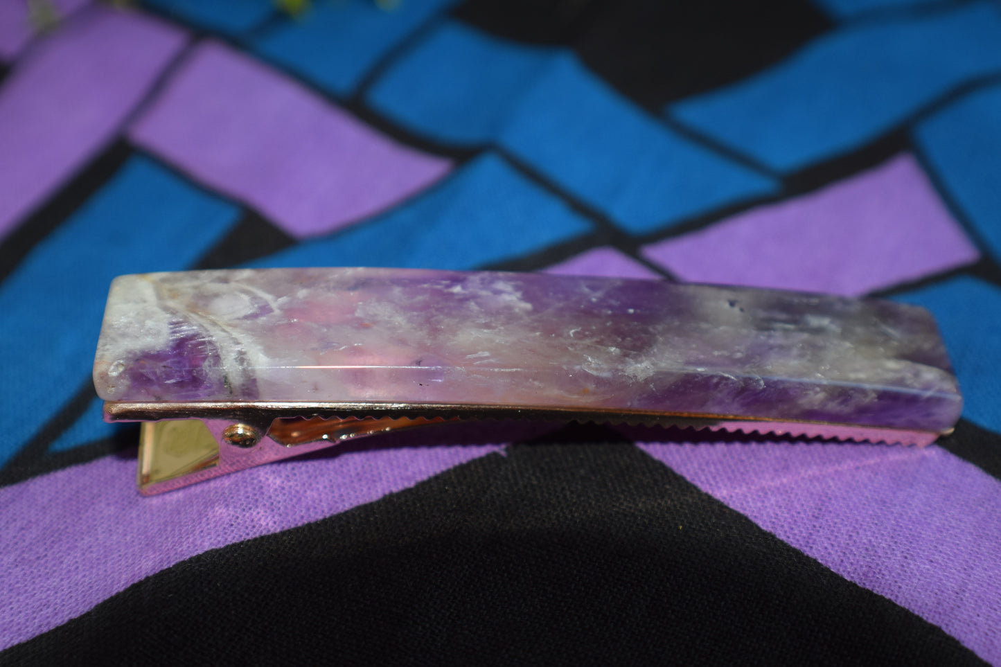 Hair Clip - Amethyst