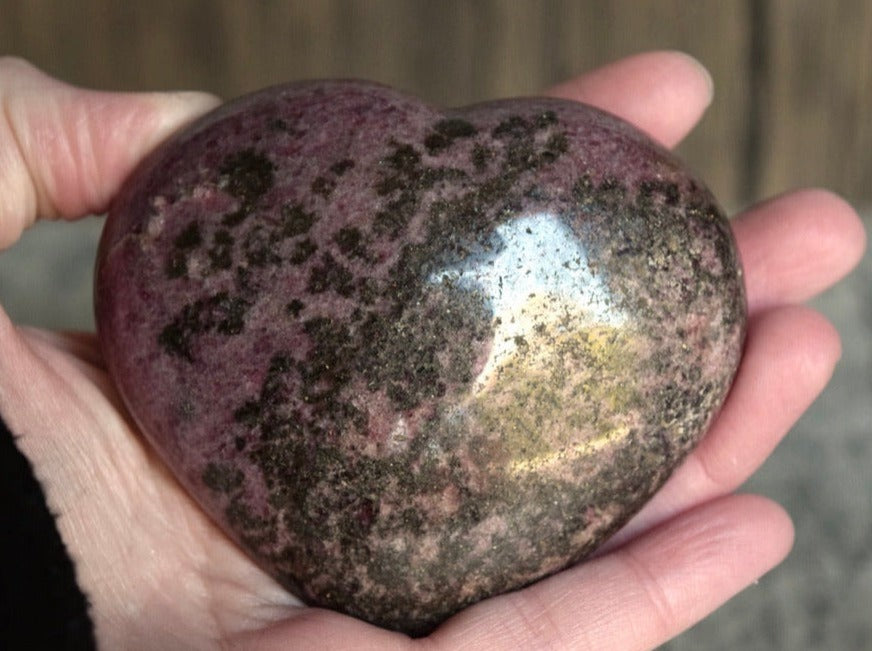 Rhodonite (For Discovering True Talents) - Heart