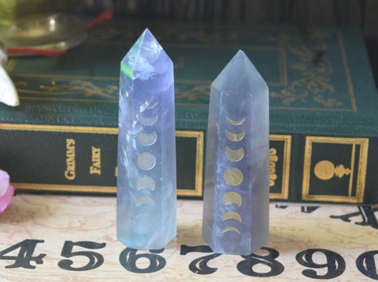 Moon Phase Tower - Fluorite