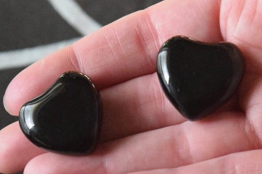 Black Obsidian (For Psychic Protection) - Heart