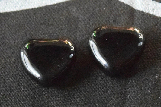 Black Obsidian (For Psychic Protection) - Heart