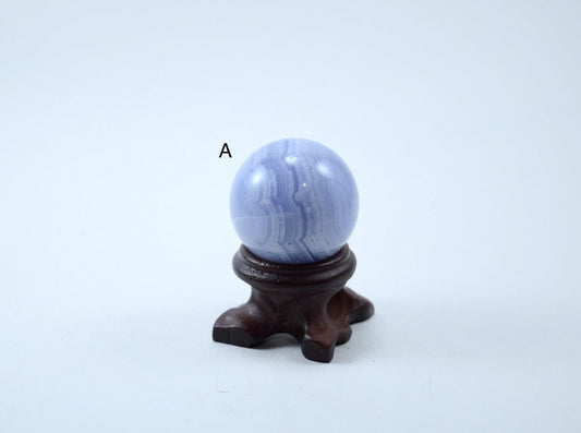 Blue Lace Agate (For Calm Communication) - Sphere
