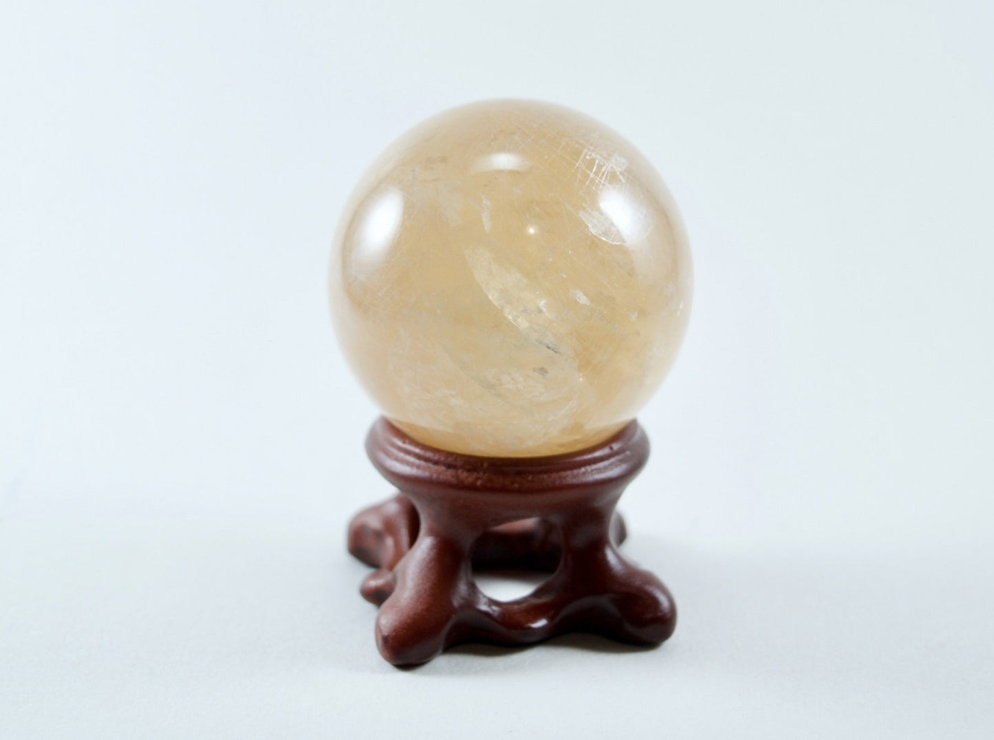 Golden Calcite (For Confidence) - Sphere