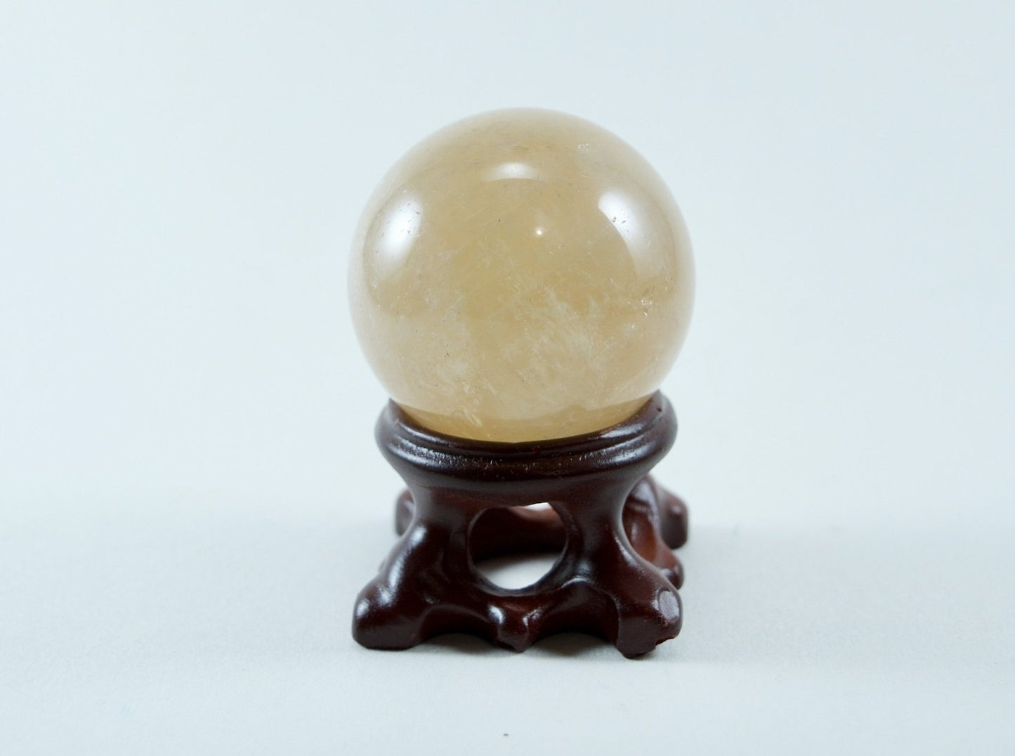 Golden Calcite (For Confidence) - Sphere