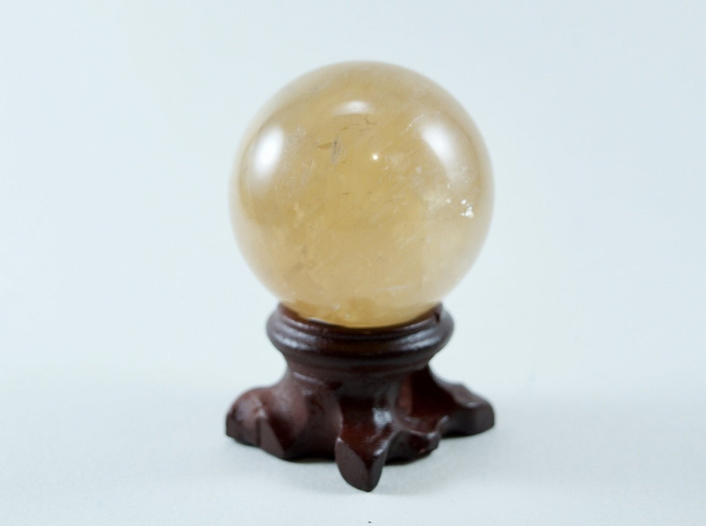 Golden Calcite (For Confidence) - Sphere