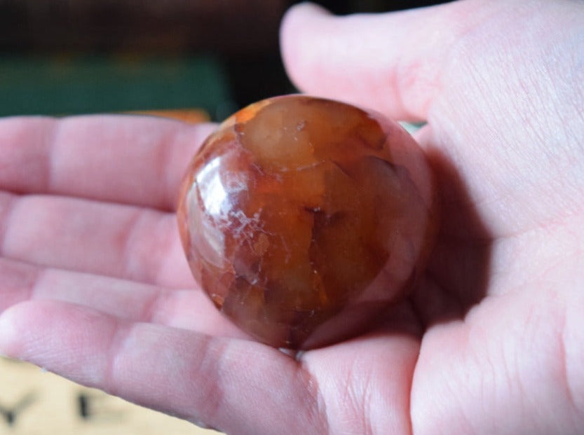 Carnelian (For Creativity) - Palm Stone