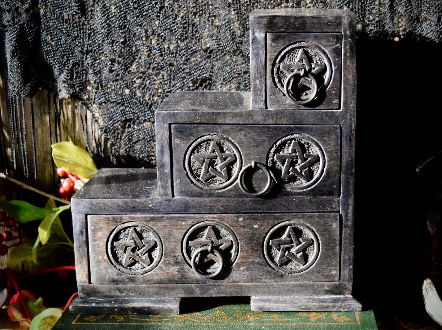 Pentagram Step Chest of Drawers