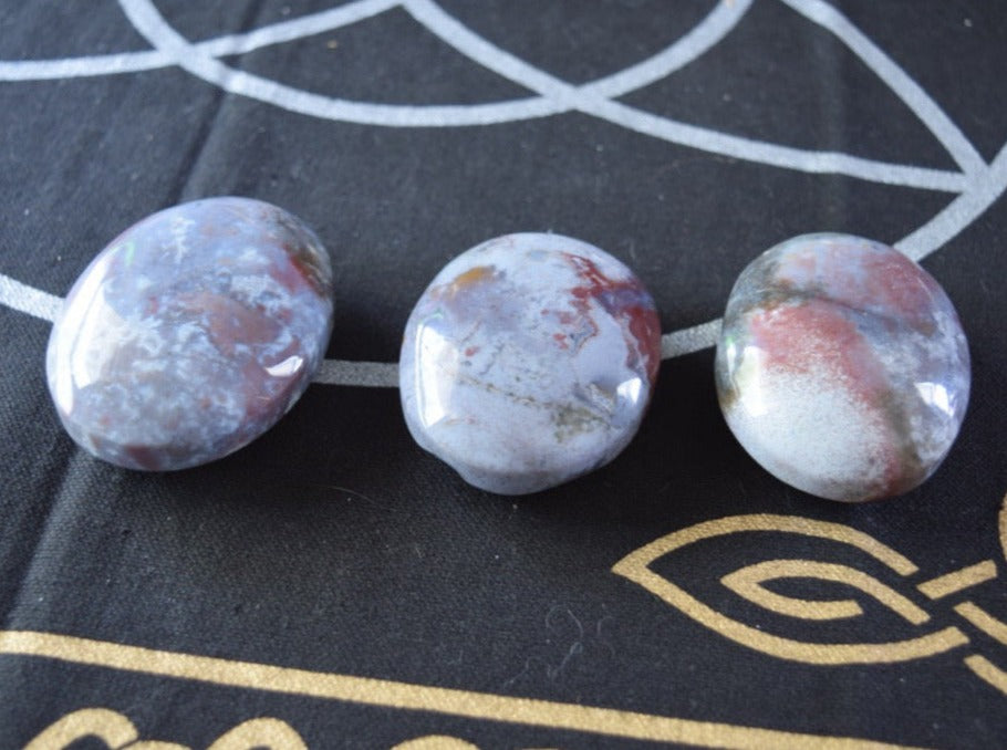 Ocean Jasper (For Renewal) - Palm Stone