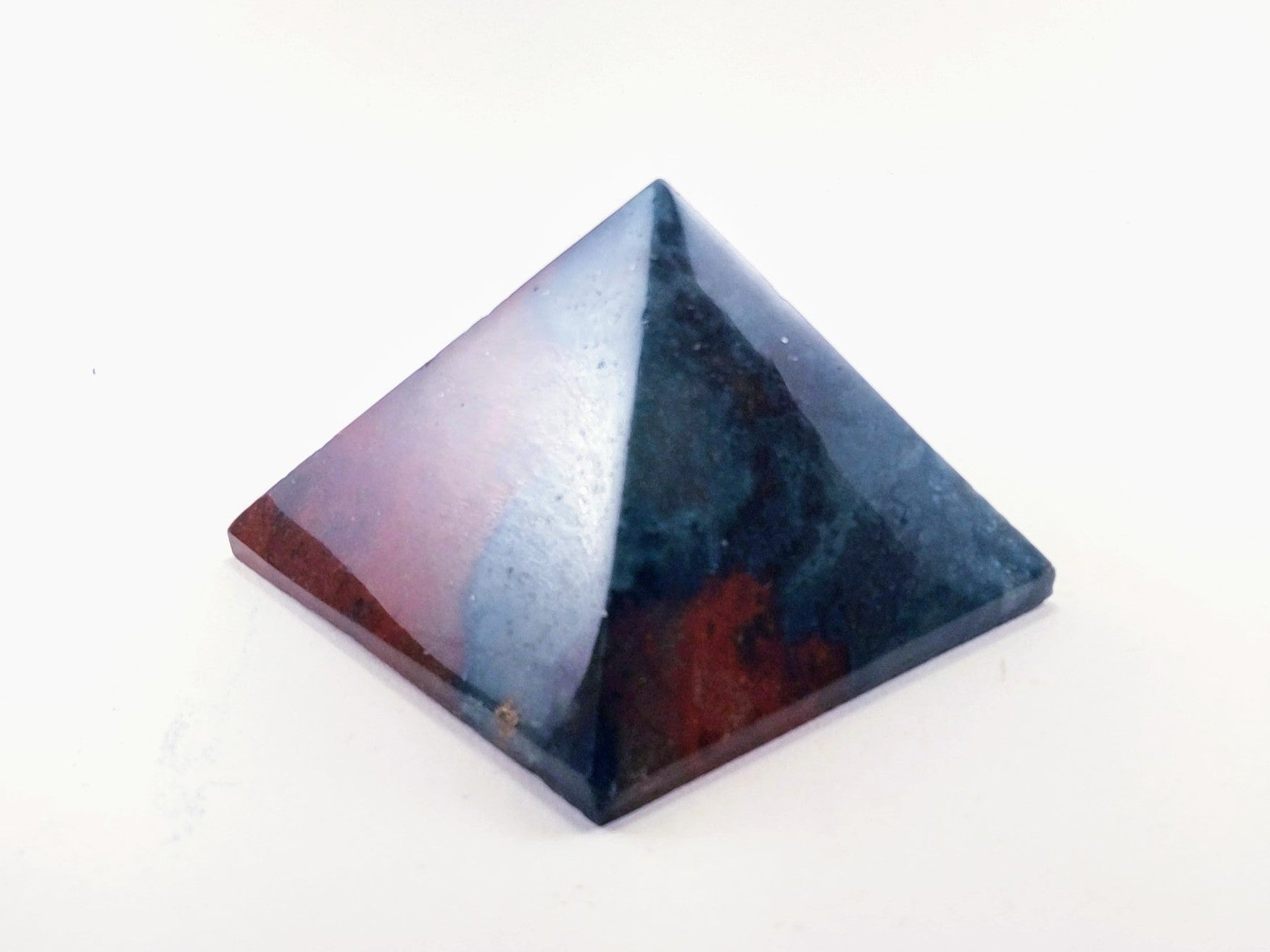 Ocean Jasper and lazulite pyramid outlets