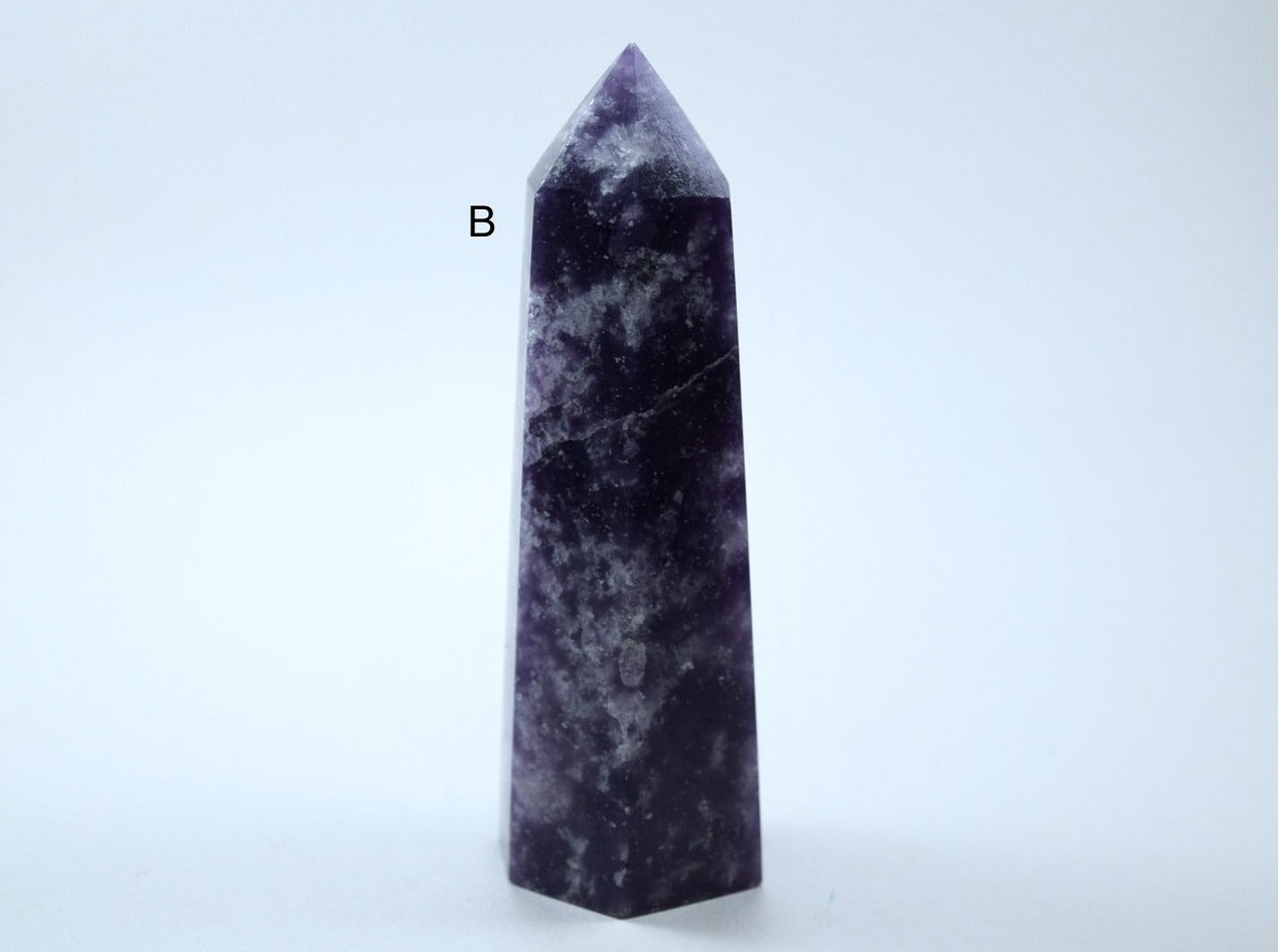 Lepidolite (For Easing Anxiety) - Tower