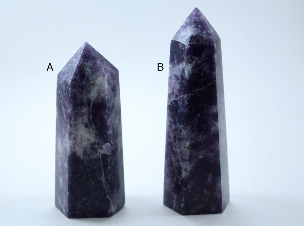 Lepidolite (For Easing Anxiety) - Tower