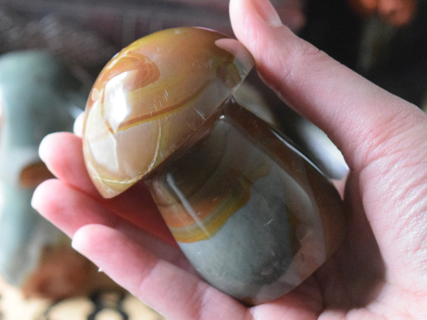 Mushroom - Polychrome Jasper (For Inner Balance)