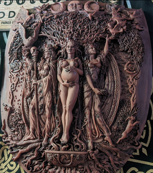 Triple Goddess Plaque
