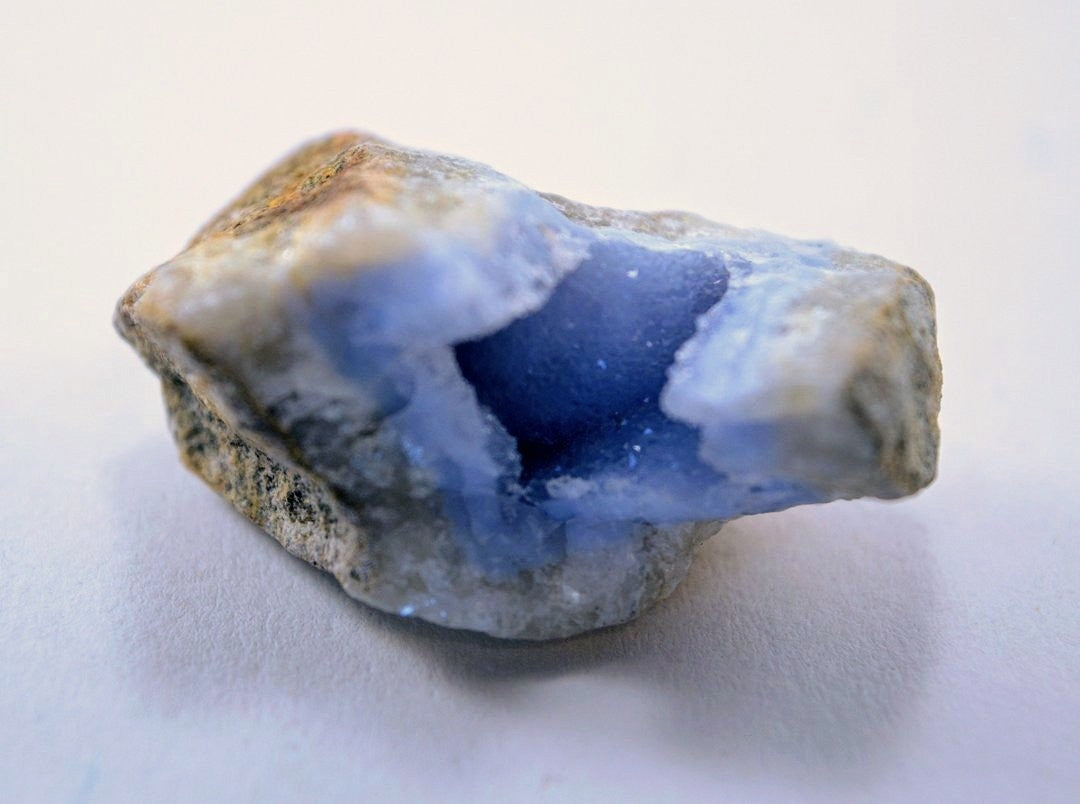 Blue Chalcedony (For Calm) - Druzy Cave